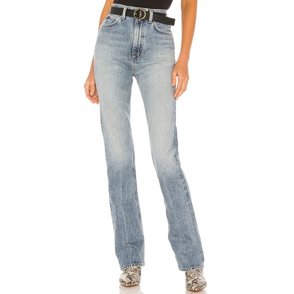 Agolde Denim - Agolde Vintage High Rise Flare Jeans in Clamour